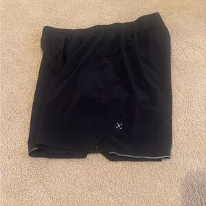 Lululemon Men’s Black Running Shorts - L